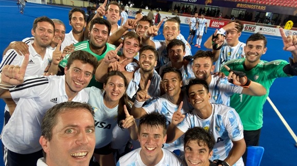 El seleccionado argentino masculino sub 21 de hockey sobre césped logró su segundo título mundial de la categoría
