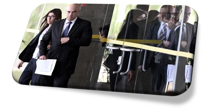 Presidente del TSE, Alexandre de Moraes. Foto: AFP.