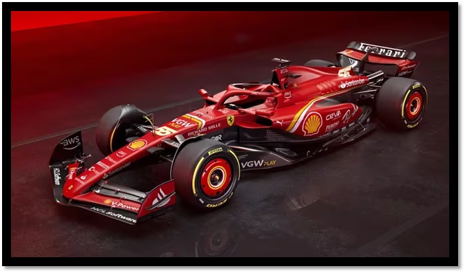 Ferrari presentó la versión SF-24 para la temporada de la Fórmula 1