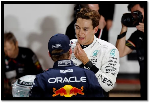 Max Verstappen explotó de furia contra George Russell luego del Gran Premio de Qatar (REUTERS/Hamad I Mohammed)