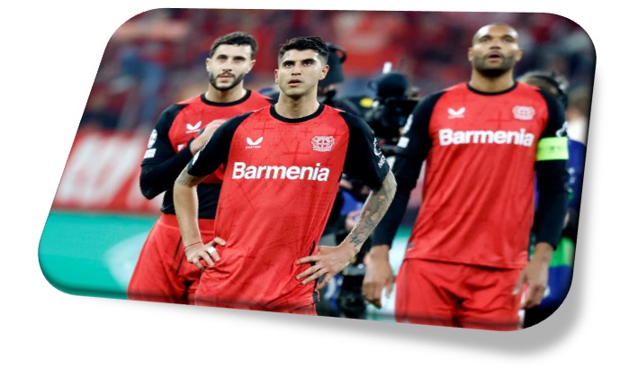 Exequiel Palacios, uno de los referentes del Leverkusen (Foto: Reuters/Heiko Becker)