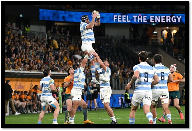 Los Pumas con todo listo para enfrentar a los Wallabies (Foto: Saeed KHAN / AFP)