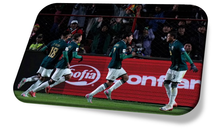 Bolivia venció a Brasil y logró el pasaje al repechaje para el Mundial 2026 (AP Foto/Juan Karita)