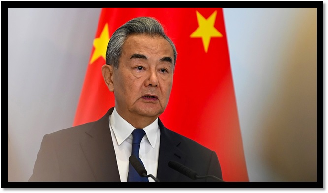 El ministro de Asuntos Exteriores de China, Wang Yi, el 1 de septiembre de 2025.