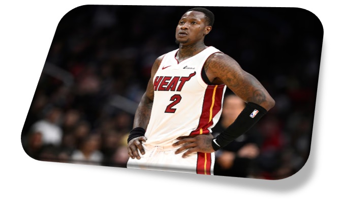 Terry Rozier, el base de Miami Heat que está implicado en la investigación de apuestas ilegales (AP Foto/Nick Wass, Archivo)