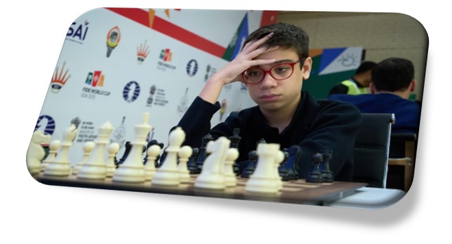 Faustino Oro es el único argentino en carrera en la Copa del Mundo en India (fuente Federacion Internacional (FIDE)