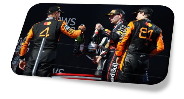 El campeón de la Fórmula se definirá entre Norris, Piastri y Verstappen (REUTERS/Florion Goga)