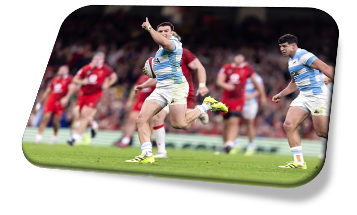 La carrera de Prisciantelli rumbo al try (Photo by Gaspafotos/MB Media/Getty Images)