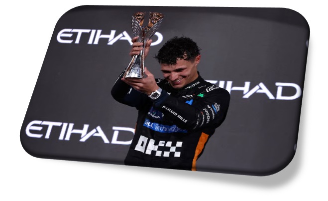 Lando Norris, actual campeón del mundo, tiene garantizados 30 millones de dólares anuales (REUTERS/Amr Alfiky)