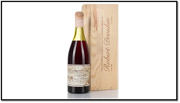 El récord anterior en vinos lo tenían dos botellas del mismo productor, subastadas por 558.000 y 496.000 dólares en 2018