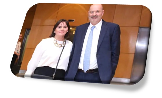 Federico Sturzenegger y su esposa, Josefina Rouillet