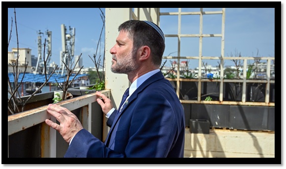 El ministro de Finanzas de Israel, Bezalel Smotrich