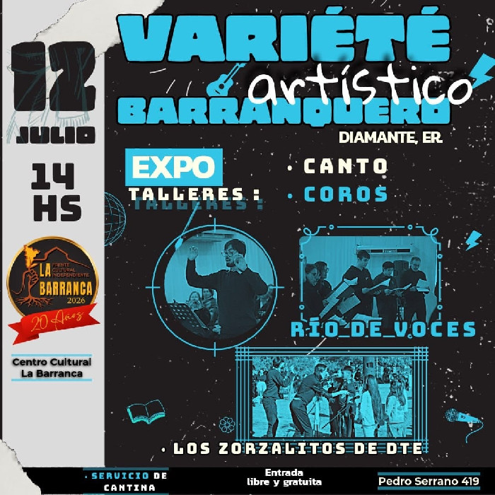 El Centro Cultural La Barranca invita al Varieté Artístico Barranquero :: Asdigitalnews