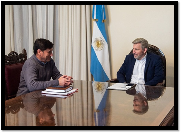 Frigerio y el intendente de Diamante repasaron proyectos de infraestructura para la ciudad :: Asdigitalnews