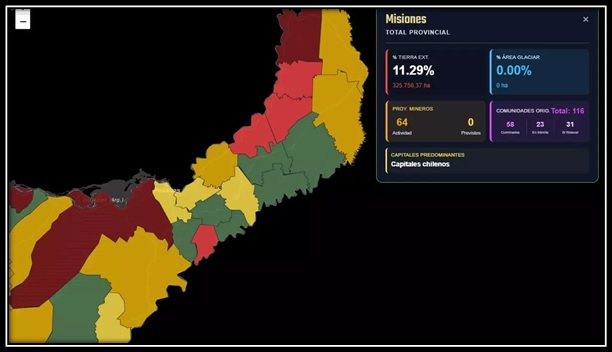 El 11,3% de Misiones está en manos extranjeras Observatorio de tierras