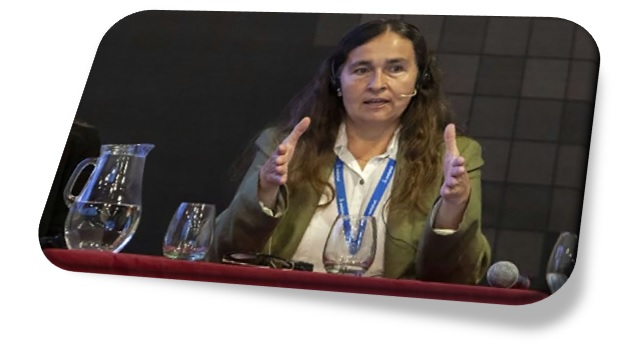 La investigadora del INTA Virginia Aparicio.